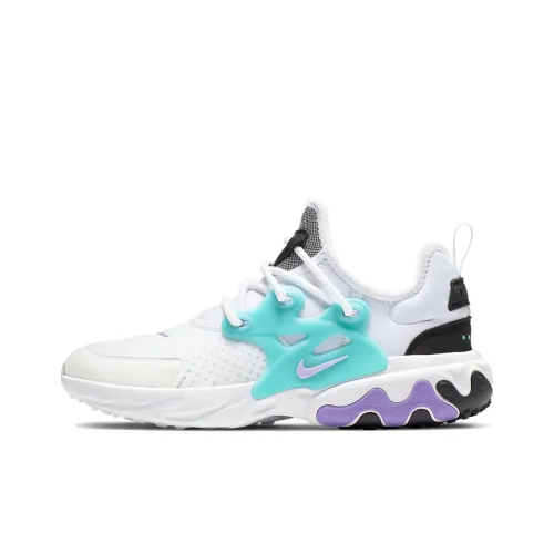 nike React Presto Cassette Нескользящий Легкий Низкий Топ Повседневная Обувь GS Белый Синий