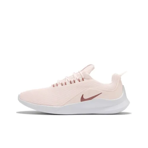 Nike Viale Shock Absorbers Slip-Resistant Low Top Casual Shoes Women's Light Pink Найк Viale Shock Absorbers противоскользящие низкие топ повседневная обувь женские светло-розовый