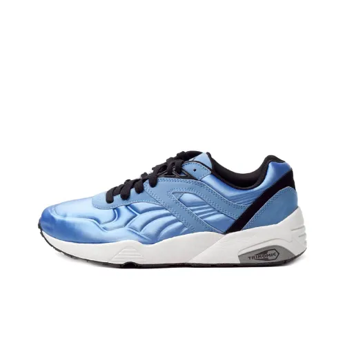 PUMA R698 Low Топ Casual Унисекс Синий Белый