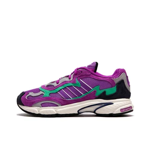 Adidas Originals Temper Run Shock Фиолетовый Slip Resistant Abrasion Resistant Low Top Casual Unisex Виноградный фиолетовый