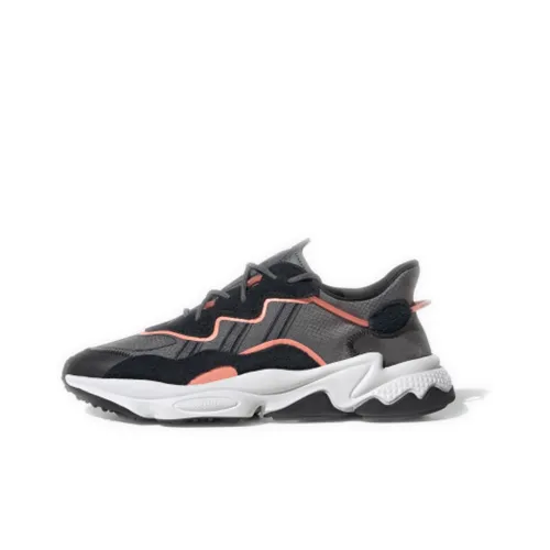 Adidas Originals Ozweego Низ Прочный Устойчивый к истиранию Низкий Топ Кэжуал Унисекс Черный Серый Розовый