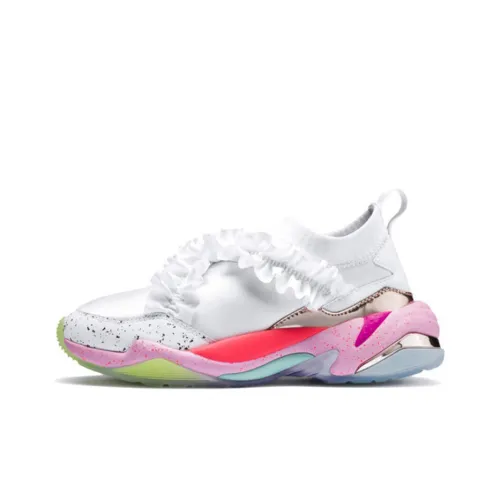 SOPHIA WEBSTER X PUMA Thunder Low Топ Кэжуал Женские Белый Розовый