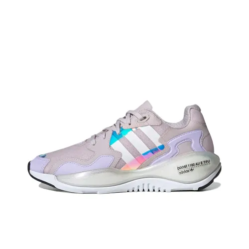 Adidas Originals ZX Alkyne W с амортизаторами низкий топ кэжуал женский фиолетовый белый