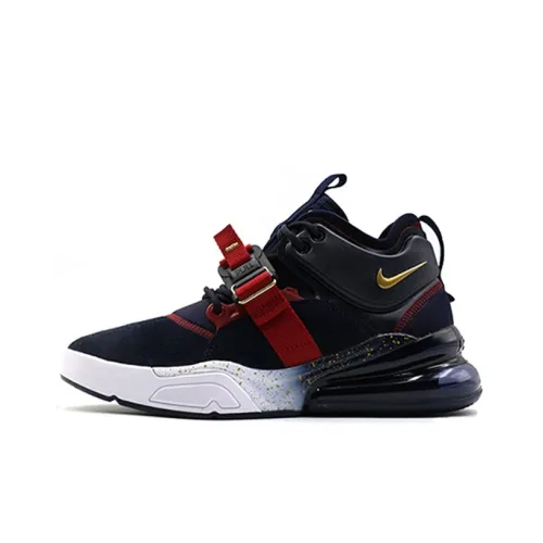 Nike Air FORCE 270 Olympic Anti-slip Lightweight MID Top Повседневная обувь GS Синий Красный