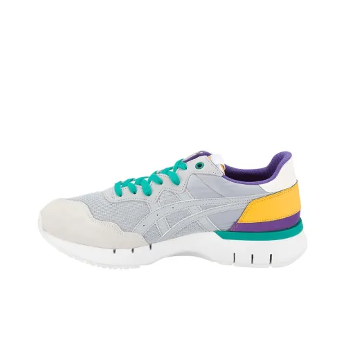 Onitsuka Tiger Rebilac Runner Slip-resistant Low Top Casual Unisex Gray Onitsuka Tiger Rebilac Runner Противоскользящий Низкий Топ Повседневный Унисекс Серый