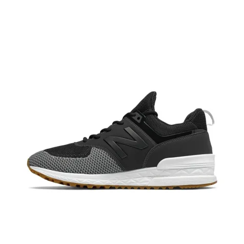 New Balance NB 574 Sport Low Топ Casual Унисекс Черный Серый