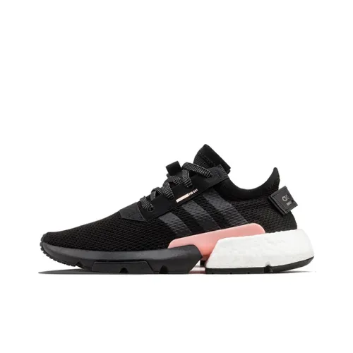 Adidas Originals POD S3,1 Противоскользящий Устойчивый к истиранию Низкий Топ Casual Женский Черный Розовый