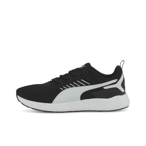 PUMA Nrgy Elate Амортизация Устойчивый к истиранию Легкий Низкий Топ Повседневная обувь Мужская Черный Серый Белый