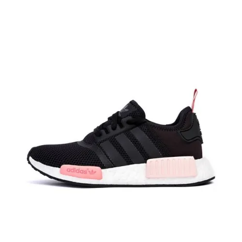 Adidas Originals NMD_R1 Slip Resistant Abrasion Resistant Низкий Топ Casual Женский Черный Розовый