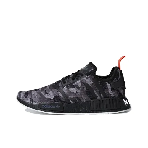 Adidas Originals NMD_R1 Амортизирующие шоки противоскользящий низ повседневная обувь мужской фиолетовый