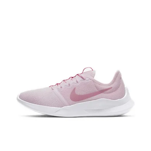 Nike Viale Tech Racer Shock Absorbers Slip-Resistant Abrasion-Resistant Low Top Casual Shoes Women's Pink Найк Viale Tech Racer Shock Absorbers Противоскользящие Устойчивые к истиранию Низкий Топ Повседневная Обувь Женская Розовая