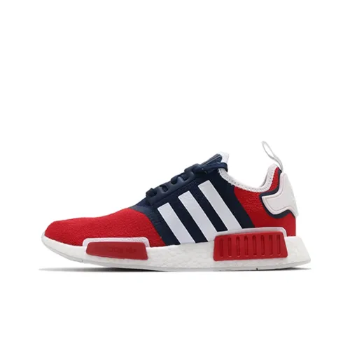 Adidas Originals NMD_R1 Slip Resistant Abrasion Resistant Низкий Топ Casual Унисекс Красный Темно-синий