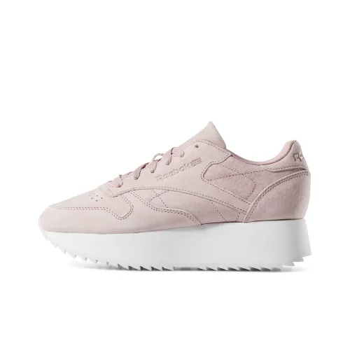 Reebok Classic Leather Low Топ Повседневная обувь Женская Светло-розовая