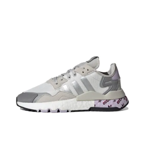 Adidas Originals Nite Jogger Устойчивый к истиранию Дышащий Низкий Топ Повседневная обувь Женская Холодный Серый
