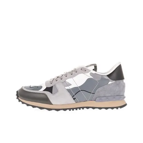 Valentino Rockrunner Низкие кроссовки для спорта Мужские Синий камуфляж