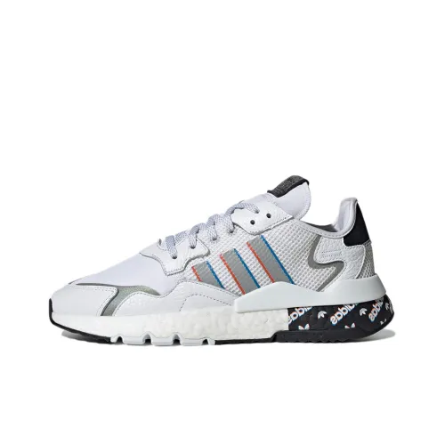 Adidas Originals Nite Jogger Устойчивый к истиранию Низкий Топ Casual Унисекс Белый Черный