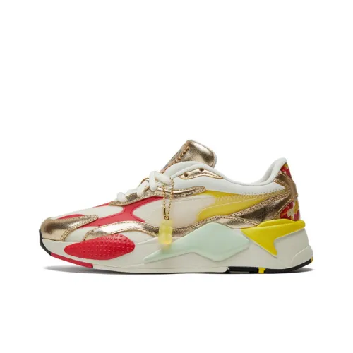 HARIBO X PUMA RS X Low Топ Кэжуал Унисекс Красный Желтый Белый Золотой