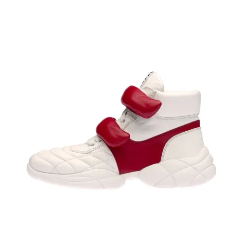 MIU MIU Matelassé Высокие Топы Повседневная Обувь Женская