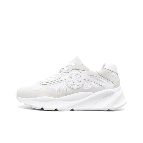 TORY BURCH SAWYER Низкие кроссовки для занятий спортом Женские Белые