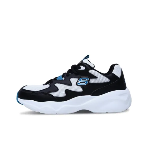 Skechers D'LITES AIRY Низкий Топ Casual Унисекс Черный Белый Синий