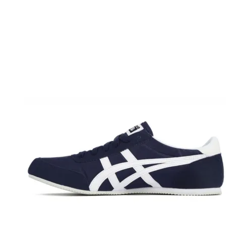 Onitsuka Tiger Track Trainer Амортизация Легкий Низкий Топ Повседневная Обувь Унисекс Темно-Синий