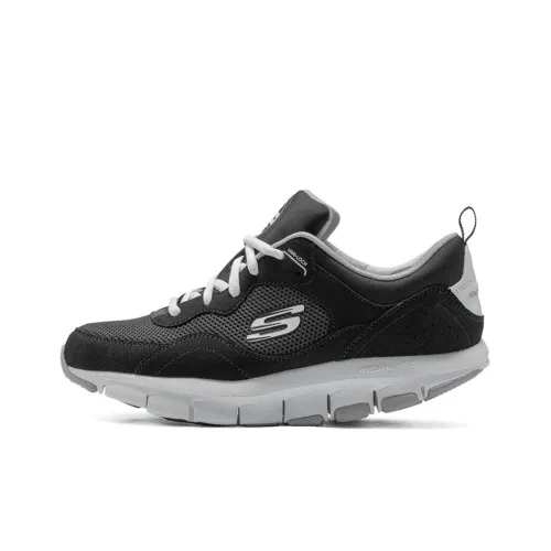 Skechers Liv Low Топ Повседневная обувь Женская Черная Серый