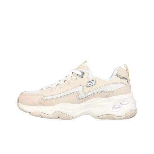 Skechers D'LITES 4,0 Фантазийный Spirit Низкий Топ Повседневная Обувь Женская Светло-Розовая