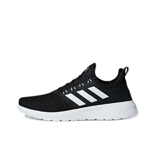 Adidas Neo Лайт Rcer Rbn Slip Resistant Abrasion Resistant Низкий Топ Повседневная обувь Мужская Черный Белый