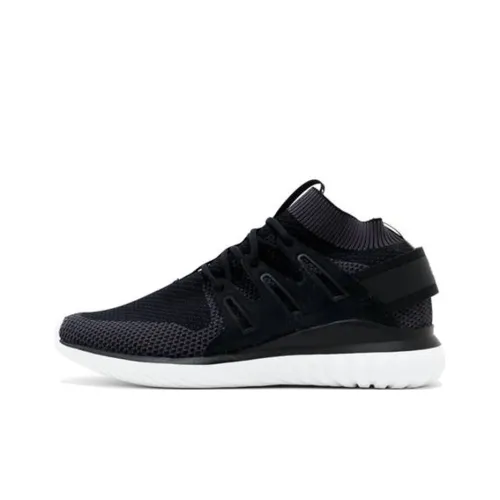 Adidas Originals Tubular Nova PRIMEKNIT Черный Оливковый Нескользящий Легкий MID Топ Повседневная Обувь Унисекс Черный