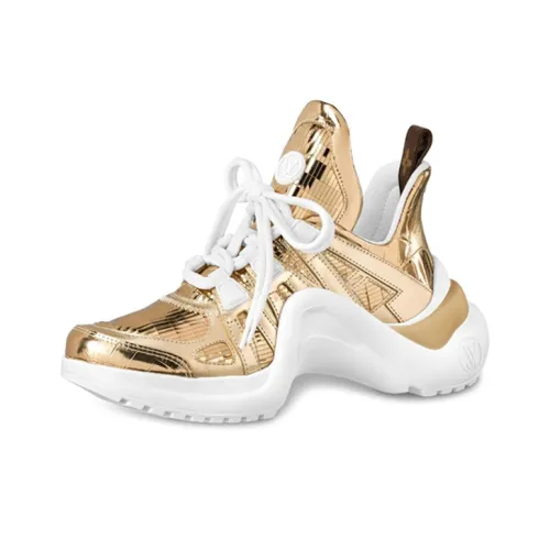 LOUIS VUITTON Archlight Низкие Кроссовки Спортивные Женские Золотые
