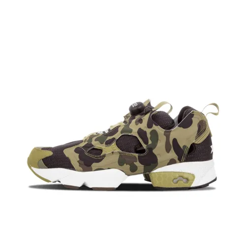 Mita Кроссовки X BAPE x Reebok Instapump Fury OG Low Топ Повседневная обувь Мужской Камуфляж