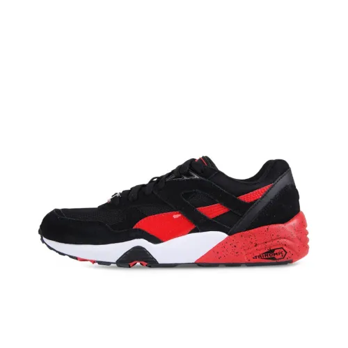 PUMA R698 Block Low Top Casual Unisex Black Red PUMA R698 Блок Low Top Casual Унисекс Черный Красный