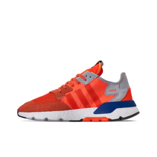 Adidas Originals Nite Jogger Шокабойеры Противоскользящие Низкие Топ Повседневная Обувь Мужская Красный Оранжевый