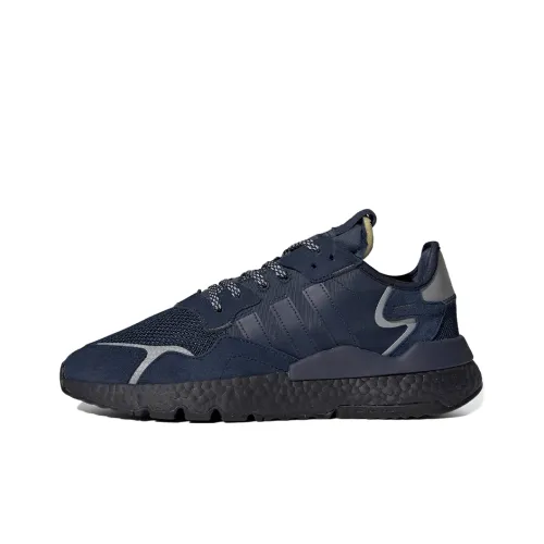 3M x Adidas Originals Nite Jogger Slip-resistant Abrasion-resistant Low Top Casual Unisex Black Blue