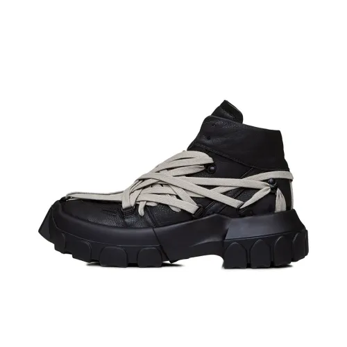 RICK OWENS Повседневные Высокие Кеды Женские