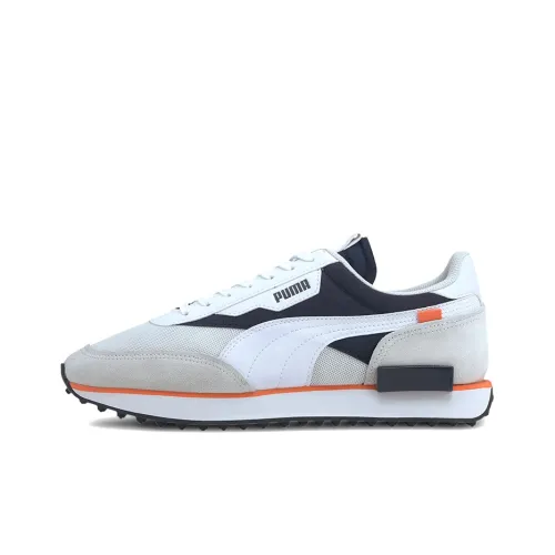 PUMA Future Rider Zapatillas Аbrasion Resistant Низкий Топ Повседневная обувь Унисекс Белый Черный