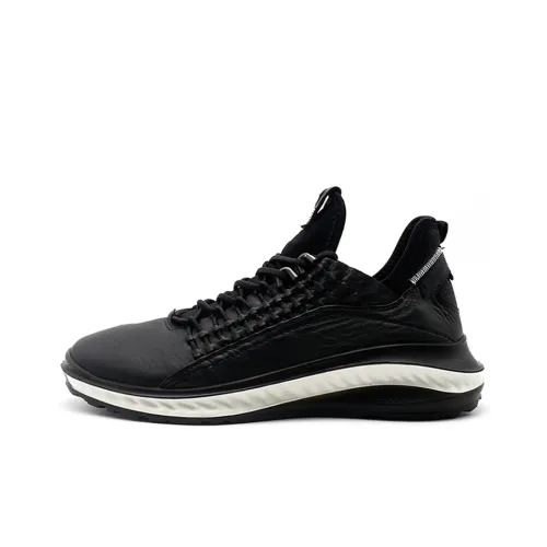 Ecco Fit For Action 360 Collection Низкий Топ Повседневная Обувь Мужская Черная