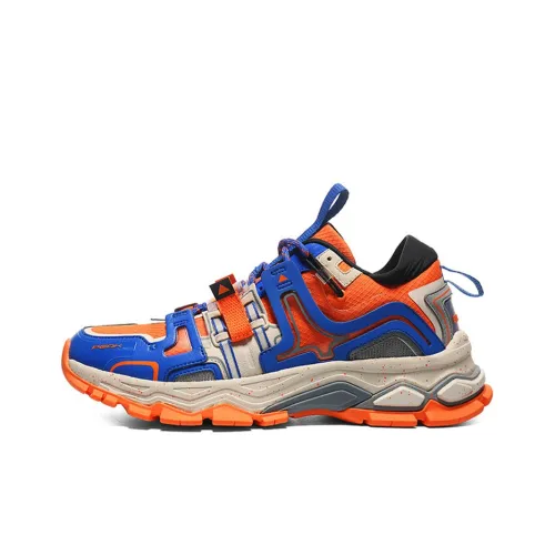 PEAK State Pole Амортизация Поддержка Низкий Топ Повседневный Мужской Оранжевый