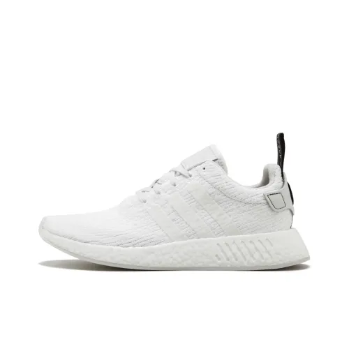 Adidas Originals NMD_R2 Кристальный Белый Slip-resistant Abrasion-resistant Амортизация Низкий Топ Повседневная Обувь
