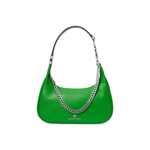 MICHAEL KORS Piper Пескоструйная кожа Сумка на плечо Сумка-полумесяц Сумка Сумка через плечо Женская Зеленая