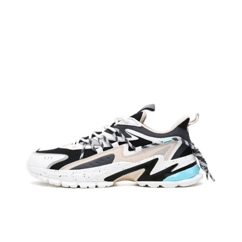 Erke Xun Jinwei Low Топ Спортивная Повседневная Обувь Мужская Серый Песочный