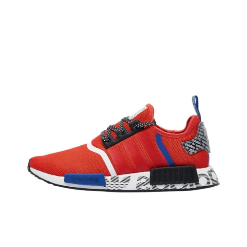 Adidas Originals NMD_R1 Анти Скользящий и Износостойкий Увеличение Высоты Низкий Топ Повседневный Мужской Красный