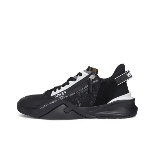 FENDI Амортизация Дышащий Легкий Низкий Топ Спортивная Повседневная Обувь Мужская Черный