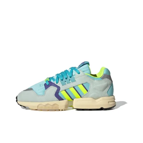 Adidas Originals ZX Torsion Нескользящий Легкий Низкий Топ Спортивная Повседневная Обувь Унисекс Синий Зеленый Желтый