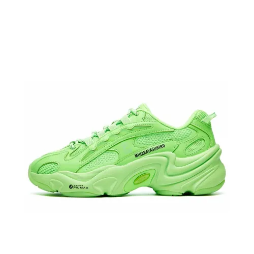 MIHARA YASUHIRO x FILA PANTERA Низкий Топ Повседневная Обувь Женская Для Альпинизма Тигр Зеленый