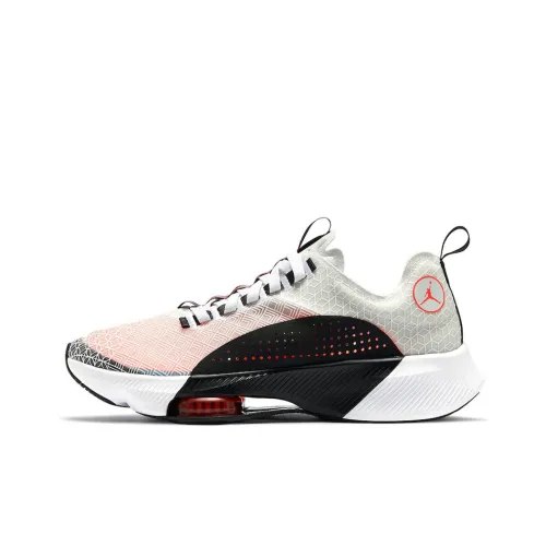 Jordan Zoom Renegad Air Амортизаторы Противоскользящий Низкий Топ Повседневная Обувь Мужская Черный Белый Красный