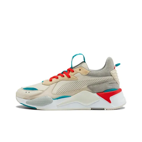 PUMA RS X Deander Low Топ Повседневная обувь Мужская Белый Зеленый