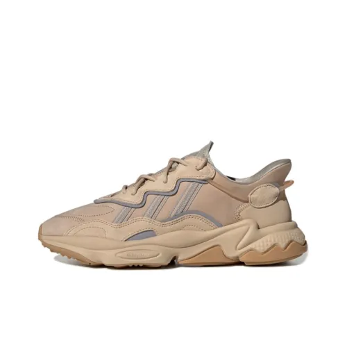 Adidas Originals Ozweego Бледный Телесный Нескользящий Легкий Низкий Топ Повседневная Обувь Унисекс Коричневый