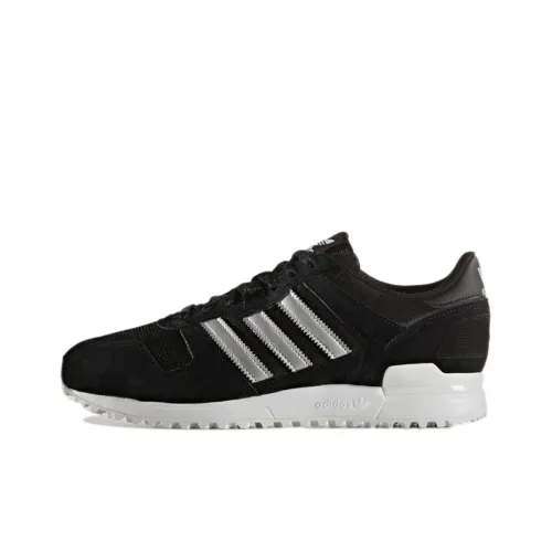 Adidas Originals ZX 700 Slip Resistant Low Top Casual Унисекс Черный Серый