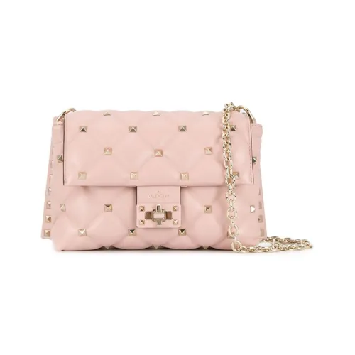 Valentino Sheepskin Portable Crossbody Bag Shoulder Bag Women's Pink